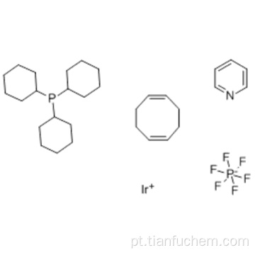 Hexafluorofosfato de (1,5-ciclo-octadieno) piridina (triciclohexilfosfina) irídio CAS 64536-78-3